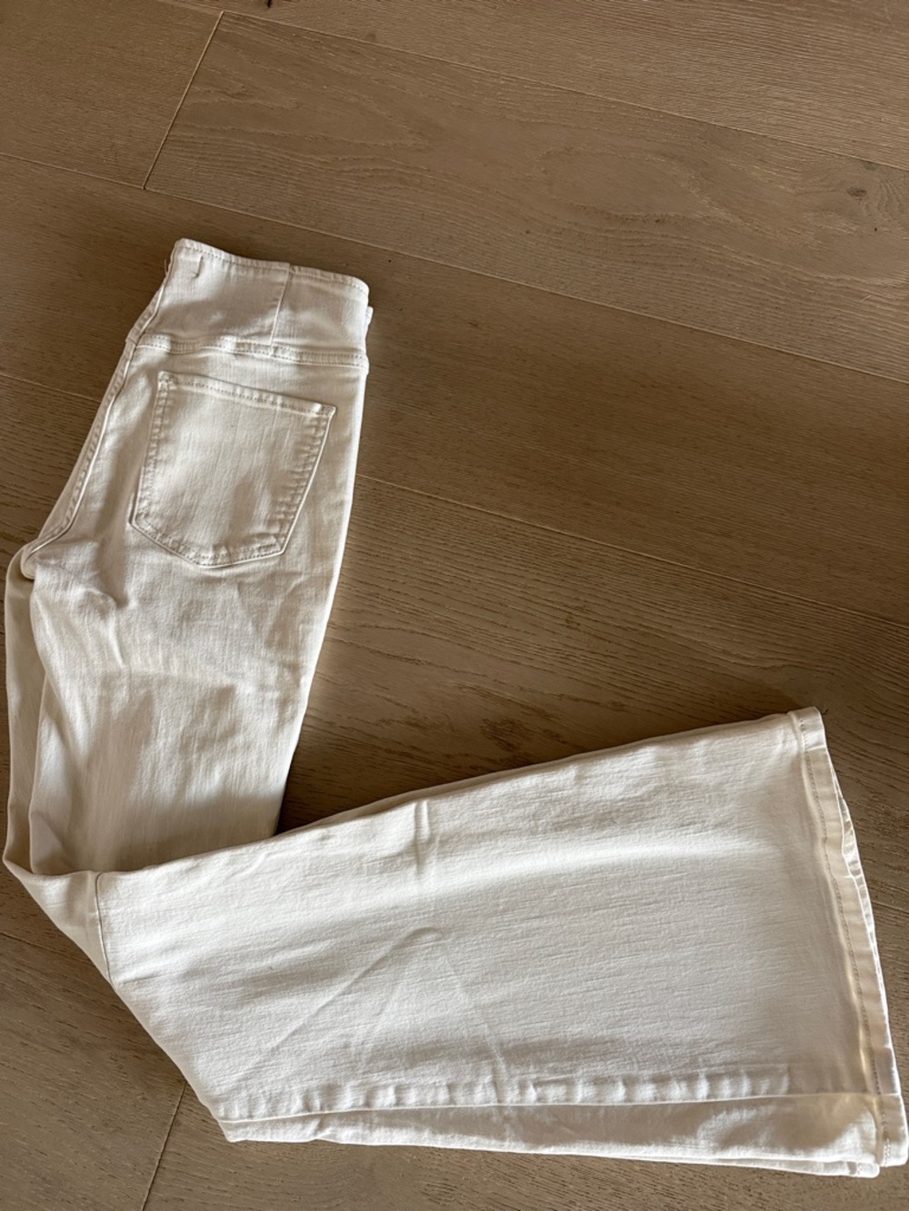 We The Free Cream Flare Jeans